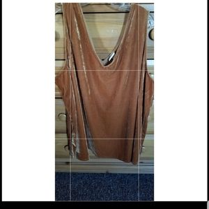 Ava & viv velvet/velour tank